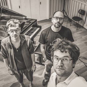 NorthEast Trio (w/ Paolo Orlandi & Arne Huber) rehearsing in Basel (CH), 2019 <em>Photo: Gregor s phone</em>