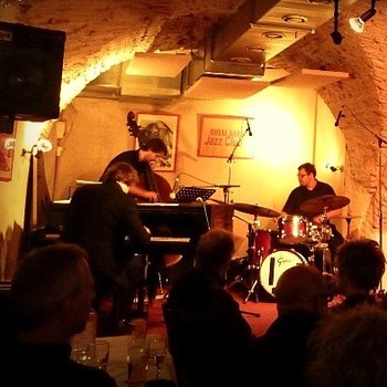 G.F. Trio with Joe Abentung (bs), Benny Hrdina (dr) in Royal Garden Jazz Club, Graz (A), 2010 <em>Photo: Royal Garden Jazz Club (A)</em>