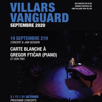 Gregor Ftičar Trio @ Villars Vanguard, 2020 <em>Photo: Villars Vanguard</em>