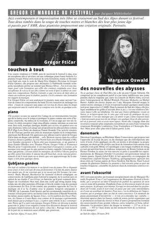 Gregor s Interview in "Viva La Musica" magazine