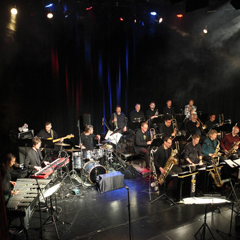 With BigBand RTV Slovenia (2022 <em>Photo: Jani Kenda</em>