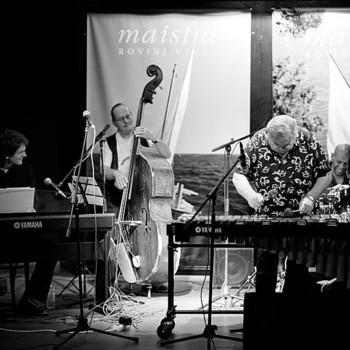 Boško Petrović (vib), Ewald Oberleitner (bs), Howard Curtis (dr), 2009 <em>Photo: Maistria Rovinj-Vrsar</em>