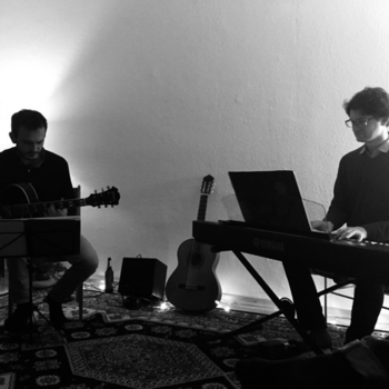 Duo with Filipe Duarte (gtr),Berlin 2018 <em>Photo: Maria Christina</em>